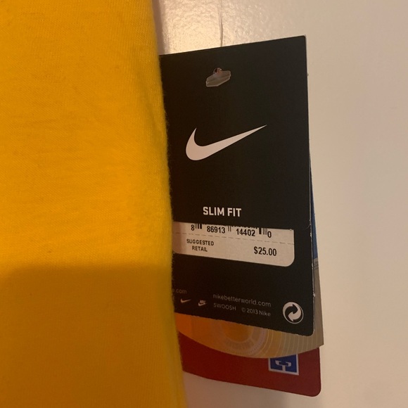 NIKE Louisiana State University “Geaux Tigers”Women's T-Shirt Large Slim Fit NWT - Picture 3 of 4